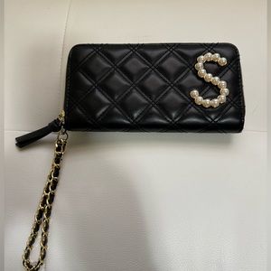 Black Gold White Wallet “S”